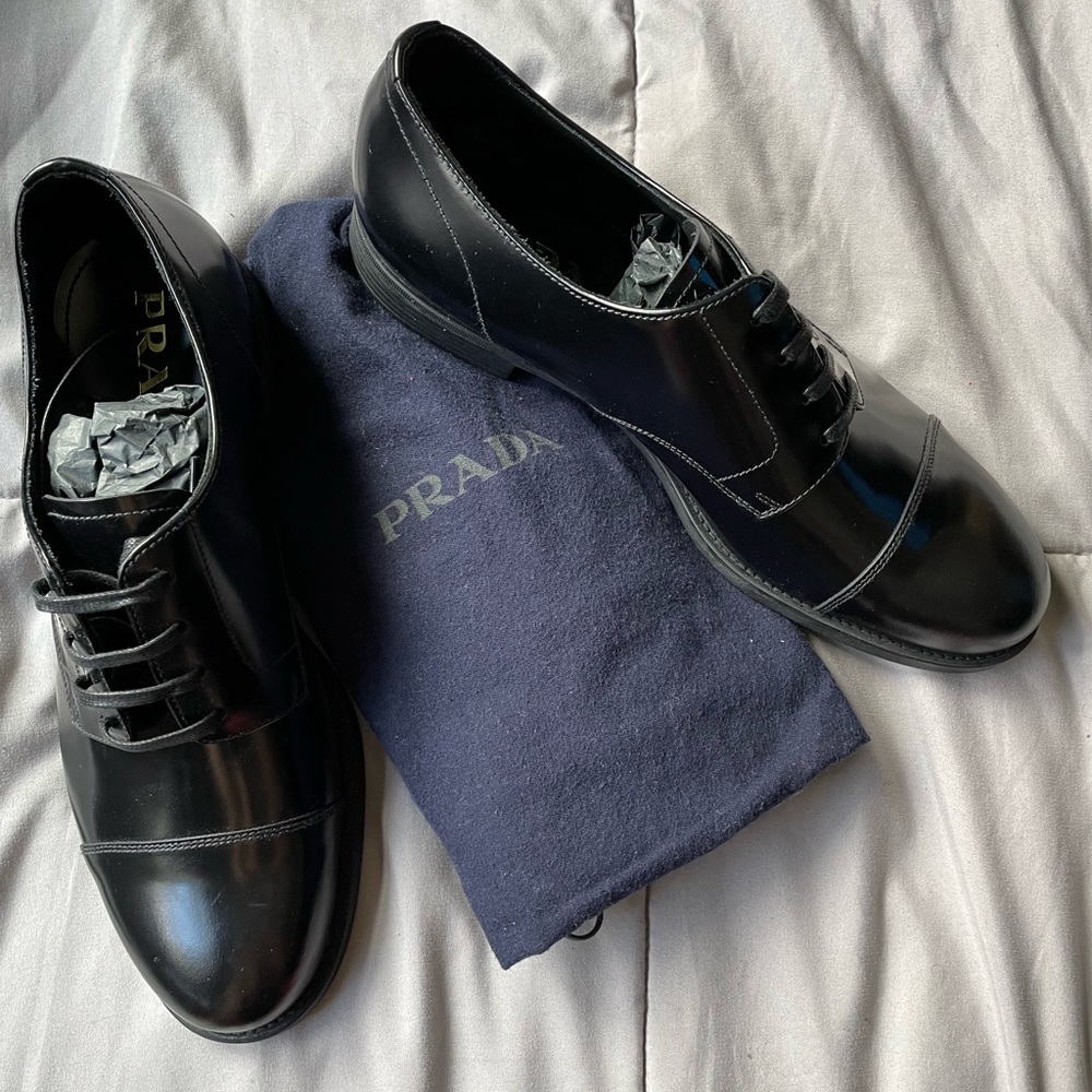 Prada men’s laced dress shoes